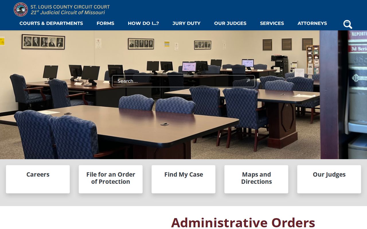 Chesterfield residents directory St. Louis County Circuit Court reference