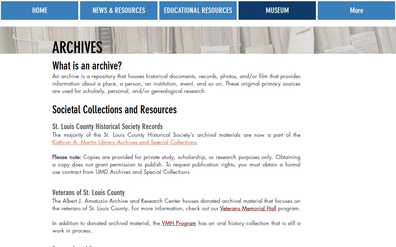Chesterfield city directory historical society archives information