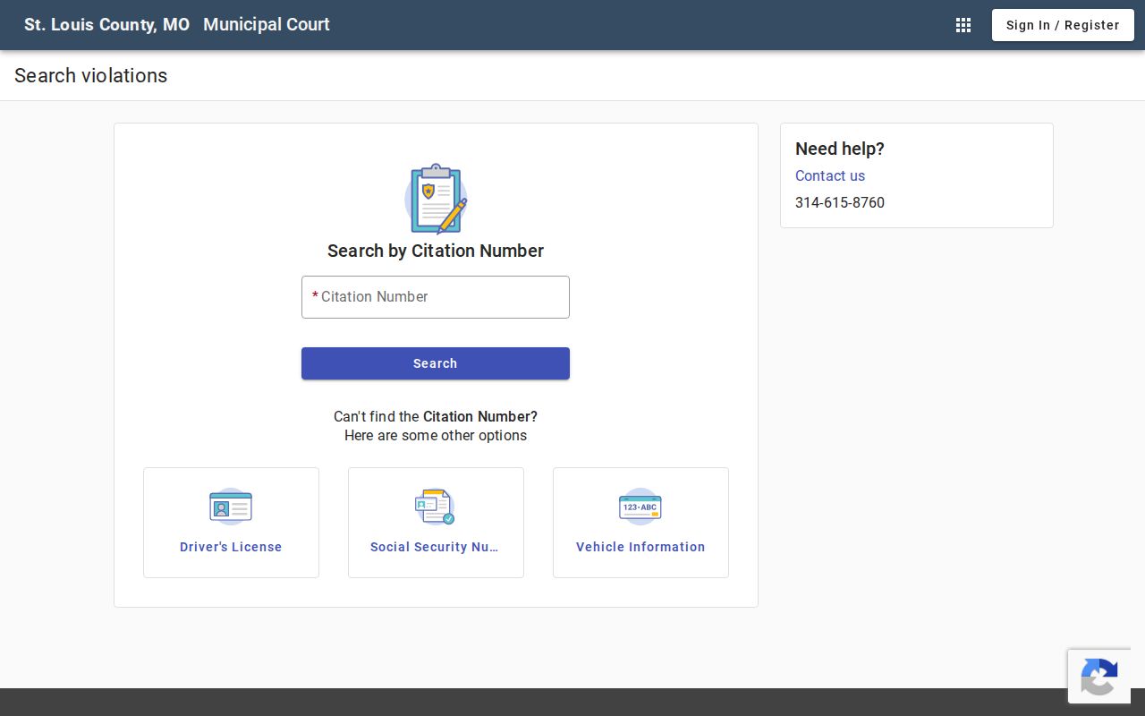 Chesterfield resident lookup county municipal court search fields