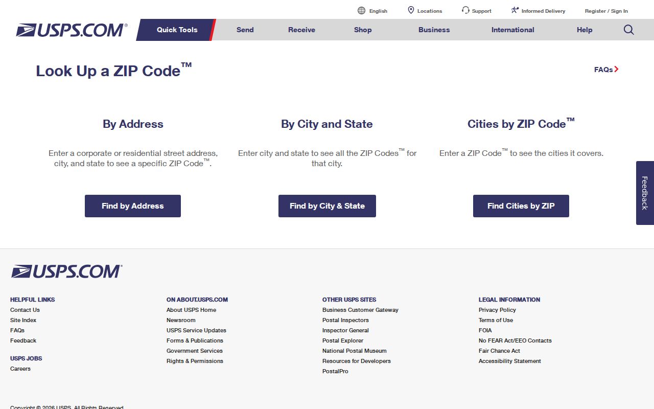 Chesterfield ZIP code USPS address verification tool